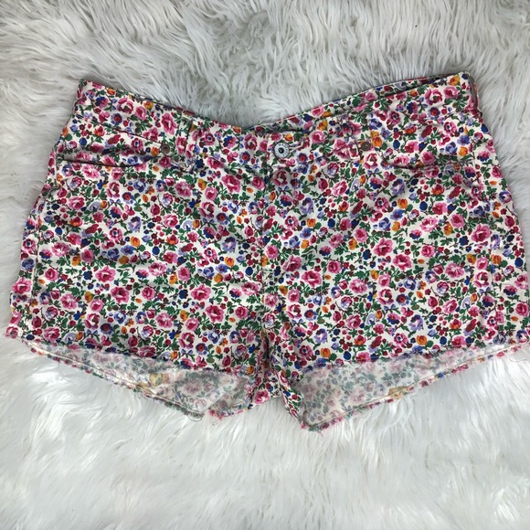 madewell floral shorts